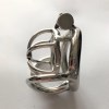 Latest stainless steel chastity device ZS123