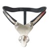 ZC209 stainless steel male chastity belt T-shape BLACK, BLUE, PINK