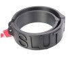 FDM 3D printed slut collar Black 12cm