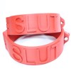 FDM 3D printed slut collar Red 14cm