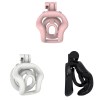 Resin 3D printed bamboo wind chastity cage pink/black/white ZC264