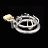 Stainless steel hook chastity cage ZCA157