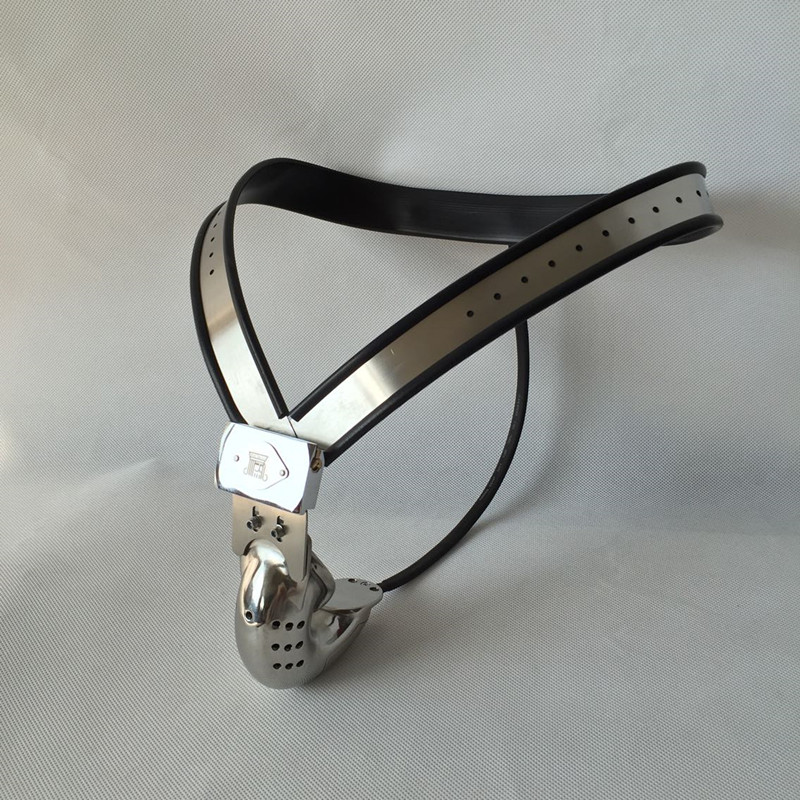 Male Ordinary Belt single steel wire Stainless Steel Chastity Belt ZC084